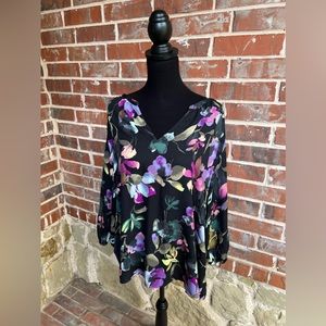 Ava & Viv long sleeve blouse, 1X